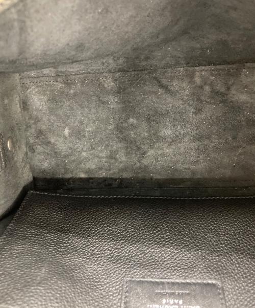 Saint Laurent Paris（サンローランパリ）Saint Laurent Paris (サンローランパリ) YSL カバ ハンドバッグ ブラックの古着・服飾アイテム