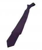 HERMESエルメス）の古着「cravate twill tie 7」｜ネイビー
