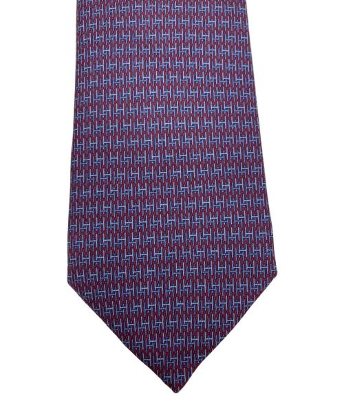 HERMES（エルメス）HERMES (エルメス) cravate twill tie 7 ネイビー サイズ:無しの古着・服飾アイテム