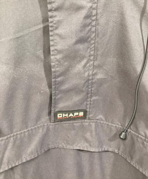 CHAPS RALPH LAUREN（チャップス ラルフローレン）CHAPS RALPH LAUREN (チャップス ラルフローレン) アノラックパーカー ブラック サイズ:	SIZE XLの古着・服飾アイテム