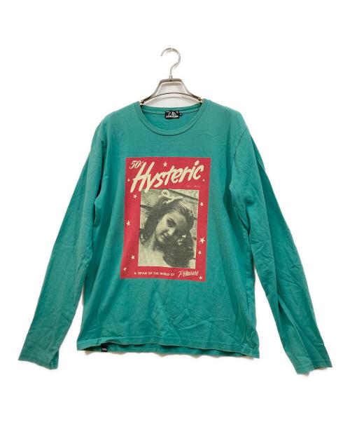 Hysteric Glamour（ヒステリックグラマー）Hysteric Glamour (ヒステリックグラマー) 長袖Tシャツ グリーン サイズ:Mの古着・服飾アイテム