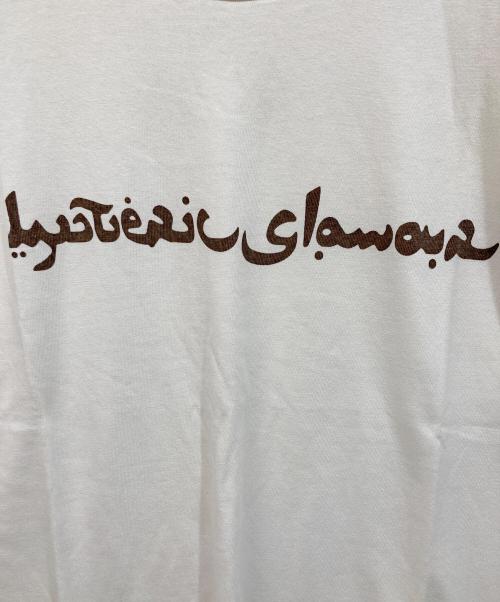 Hysteric Glamour（ヒステリックグラマー）Hysteric Glamour (ヒステリックグラマー) アラビア語プリントＴシャツ ホワイト サイズ:SIZE Freeの古着・服飾アイテム