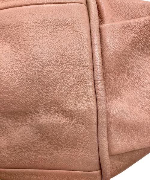Chloe（クロエ）Chloe (クロエ) 2WAYレザーショルダーバッグ ピンクベージュの古着・服飾アイテム