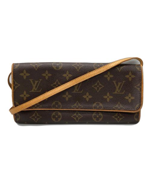LOUIS VUITTON（ルイ ヴィトン）LOUIS VUITTON (ルイ ヴィトン) ポシェットツインGM ブラウンの古着・服飾アイテム