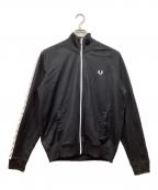 FRED PERRYフレッドペリー）の古着「Contrast Tape Track Jacket」｜ブラック