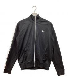 FRED PERRY（フレッドペリー）の古着「Contrast Tape Track Jacket」｜ブラック