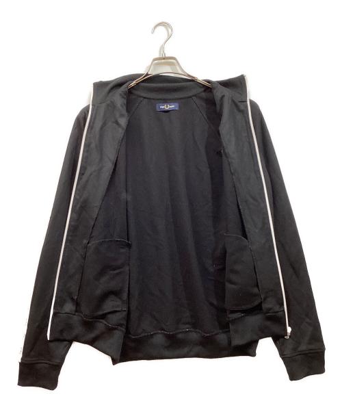 FRED PERRY（フレッドペリー）FRED PERRY (フレッドペリー) Contrast Tape Track Jacket ブラック サイズ:SIZE Lの古着・服飾アイテム