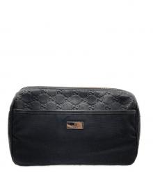GUCCI（グッチ）の古着「セカンドバッグ」｜ブラック