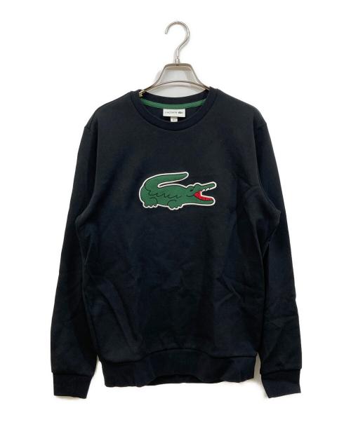 LACOSTE（ラコステ）LACOSTE (ラコステ) Crew Sweat ブラック サイズ:SIZE Sの古着・服飾アイテム