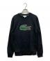 LACOSTE（ラコステ）の古着「Crew Sweat」｜ブラック