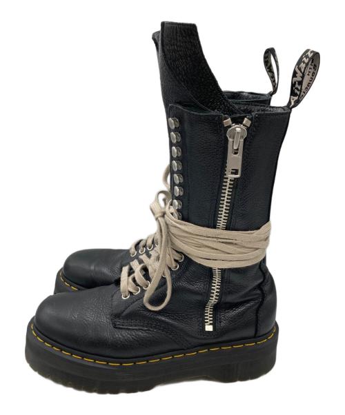 Dr.Martens（ドクターマーチン）Dr.Martens (ドクターマーチン) RICK OWENS (リックオウエンス) 1918 DMXL Calf Length Boot ブラック サイズ:SIZE UK8の古着・服飾アイテム