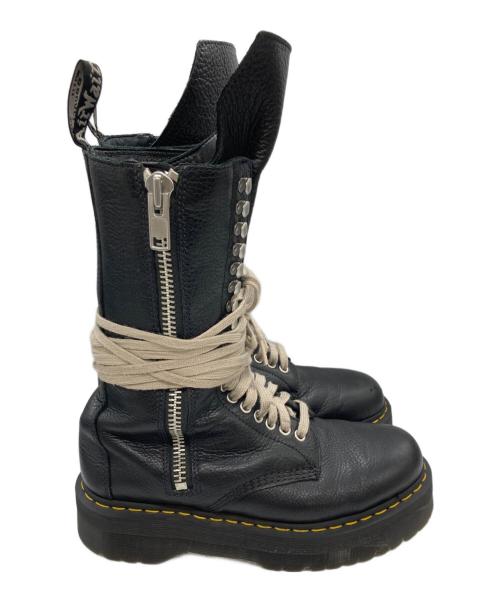 Dr.Martens（ドクターマーチン）Dr.Martens (ドクターマーチン) RICK OWENS (リックオウエンス) 1918 DMXL Calf Length Boot ブラック サイズ:SIZE UK8の古着・服飾アイテム