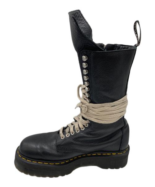 Dr.Martens（ドクターマーチン）Dr.Martens (ドクターマーチン) RICK OWENS (リックオウエンス) 1918 DMXL Calf Length Boot ブラック サイズ:SIZE UK8の古着・服飾アイテム