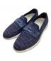 LANVIN en Bleu（ランバンオンブルー）の古着「スリッポンカジュアルシューズ」｜ネイビー