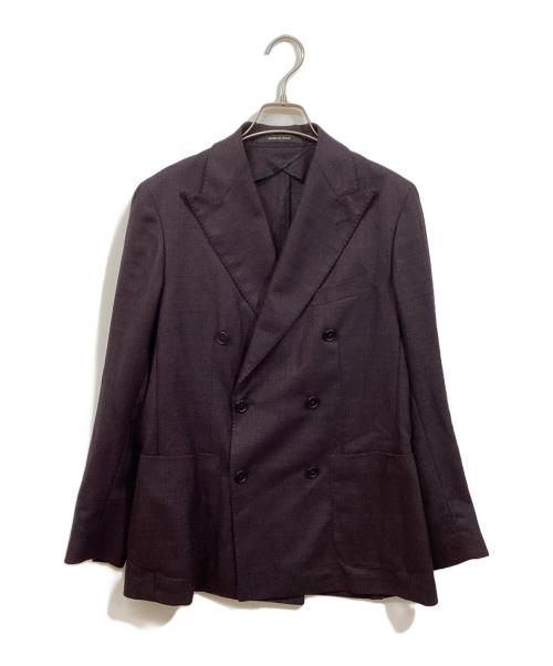 TAGLIATORE（タリアトーレ）TAGLIATORE (タリアトーレ) 6B ダブル ブレザー ジャケット レッド サイズ:SIZE 46の古着・服飾アイテム