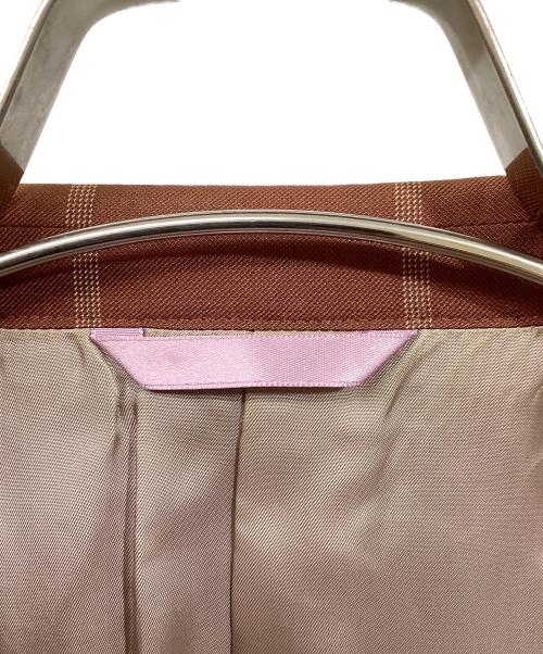 PAUL SMITH（ポールスミス）PAUL SMITH (ポールスミス) 3ピース ウィンドウペン チェック セットアップスーツ ブラウン サイズ:SIZE Mの古着・服飾アイテム