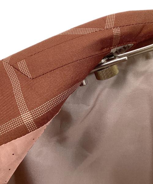 PAUL SMITH（ポールスミス）PAUL SMITH (ポールスミス) 3ピース ウィンドウペン チェック セットアップスーツ ブラウン サイズ:SIZE Mの古着・服飾アイテム