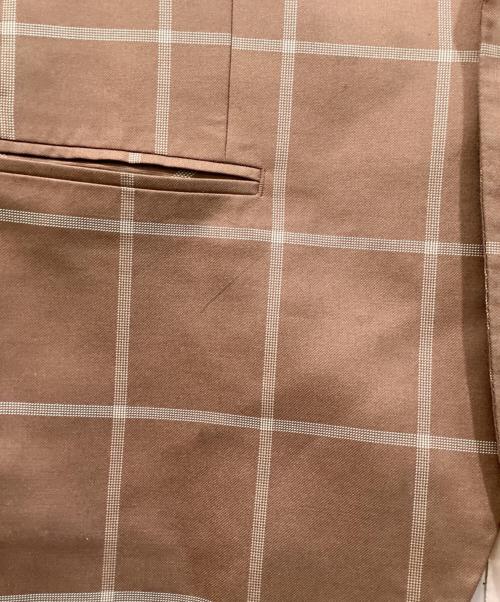 PAUL SMITH（ポールスミス）PAUL SMITH (ポールスミス) 3ピース ウィンドウペン チェック セットアップスーツ ブラウン サイズ:SIZE Mの古着・服飾アイテム