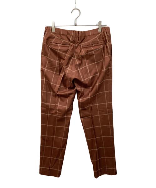 PAUL SMITH（ポールスミス）PAUL SMITH (ポールスミス) 3ピース ウィンドウペン チェック セットアップスーツ ブラウン サイズ:SIZE Mの古着・服飾アイテム