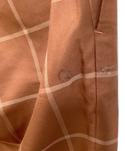 PAUL SMITH（ポールスミス）PAUL SMITH (ポールスミス) 3ピース ウィンドウペン チェック セットアップスーツ ブラウン サイズ:SIZE Mの古着・服飾アイテム
