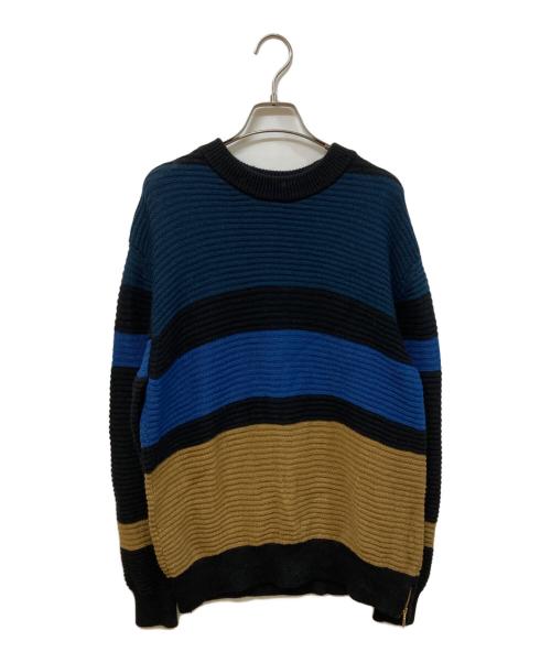 CULLNI（クルニ）CULLNI (クルニ) マルチカラー切替ニット マルチカラー サイズ:SIZE 1の古着・服飾アイテム