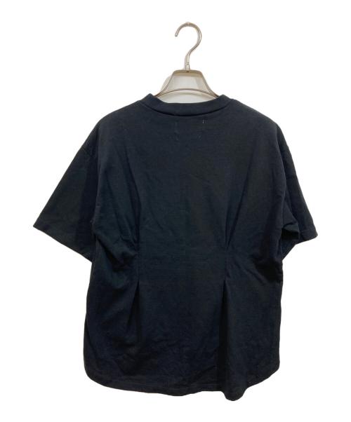 MUVEIL（ミュベール）MUVEIL (ミュベール) smile刺繍Tシャツ ブラック サイズ:SIZE 38の古着・服飾アイテム