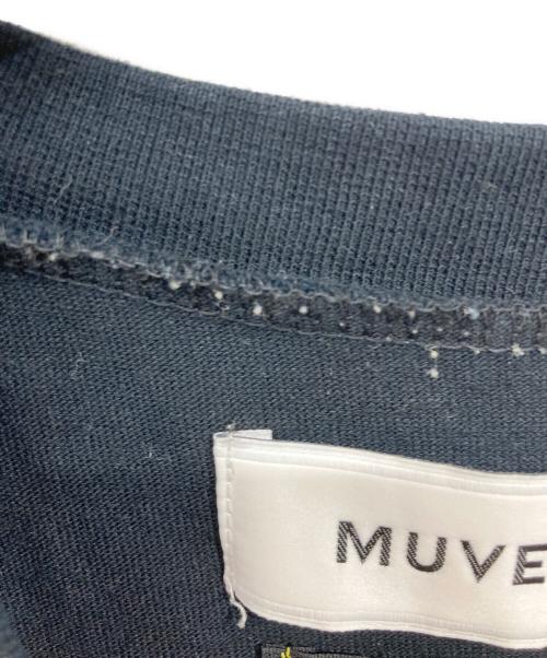MUVEIL（ミュベール）MUVEIL (ミュベール) smile刺繍Tシャツ ブラック サイズ:SIZE 38の古着・服飾アイテム