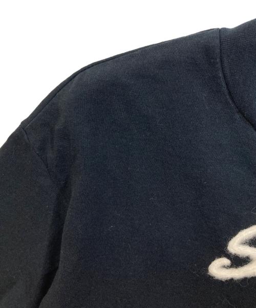 MUVEIL（ミュベール）MUVEIL (ミュベール) smile刺繍Tシャツ ブラック サイズ:SIZE 38の古着・服飾アイテム