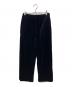 PLAIN PEOPLE (プレインピープル) ベロアパンツ ネイビー サイズ:	SIZE 3：5000円