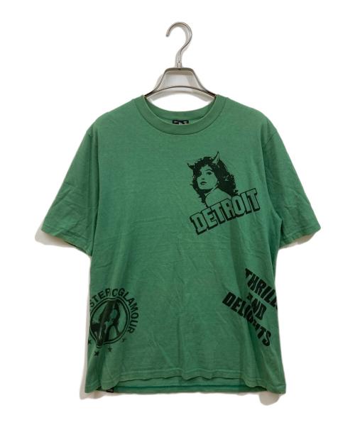 Hysteric Glamour（ヒステリックグラマー）Hysteric Glamour (ヒステリックグラマー) プリントTシャツ グリーン サイズ:	SIZE Mの古着・服飾アイテム