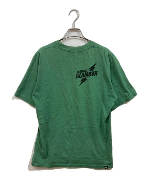 Hysteric Glamour（ヒステリックグラマー）Hysteric Glamour (ヒステリックグラマー) プリントTシャツ グリーン サイズ:	SIZE Mの古着・服飾アイテム