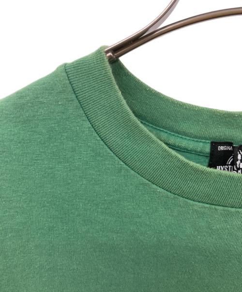 Hysteric Glamour（ヒステリックグラマー）Hysteric Glamour (ヒステリックグラマー) プリントTシャツ グリーン サイズ:	SIZE Mの古着・服飾アイテム