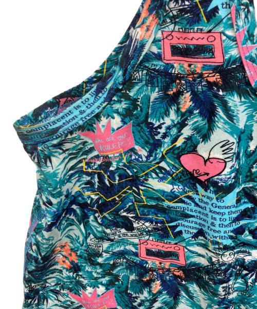 Vivienne Westwood（ヴィヴィアンウエストウッド）Vivienne Westwood (ヴィヴィアンウエストウッド) 総柄タンクトップ マルチカラー サイズ:	SIZE Lの古着・服飾アイテム