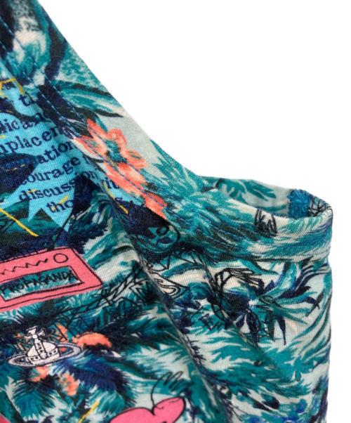 Vivienne Westwood（ヴィヴィアンウエストウッド）Vivienne Westwood (ヴィヴィアンウエストウッド) 総柄タンクトップ マルチカラー サイズ:	SIZE Lの古着・服飾アイテム