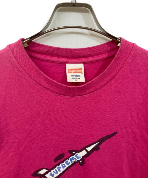 SUPREME（シュプリーム）Supreme (シュプリーム) プリントTシャツ ピンク サイズ:SIZE Mの古着・服飾アイテム