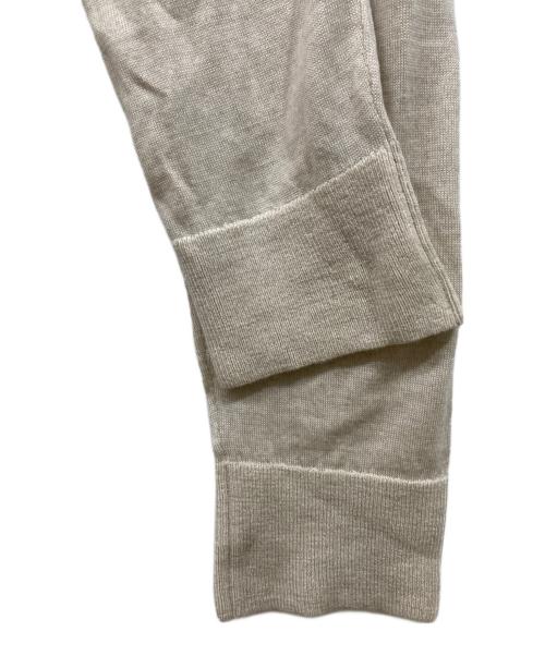 ALEXANDER McQUEEN（アレキサンダーマックイーン）ALEXANDER McQUEEN (アレキサンダーマックイーン) ハーネス型Vネックネーター ベージュ サイズ:Sの古着・服飾アイテム