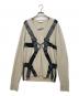ALEXANDER McQUEEN（アレキサンダーマックイーン）の古着「ハーネス型Vネックネーター」｜ベージュ