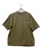 Champion×WIND AND SEAチャンピオン×ウィンダンシー）の古着「プリントTシャツ」｜グリーン