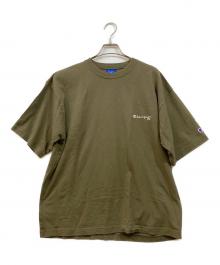 Champion×WIND AND SEA（チャンピオン×ウィンダンシー）の古着「プリントTシャツ」｜グリーン