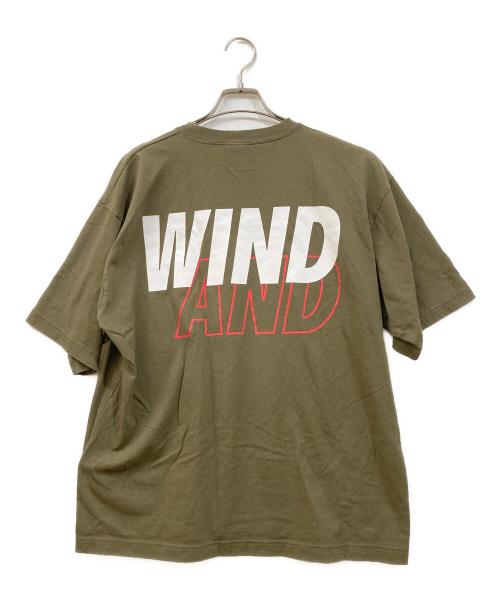 Champion（チャンピオン）Champion (チャンピオン) WIND AND SEA (ウィンダンシー) プリントTシャツ グリーン サイズ:Lの古着・服飾アイテム