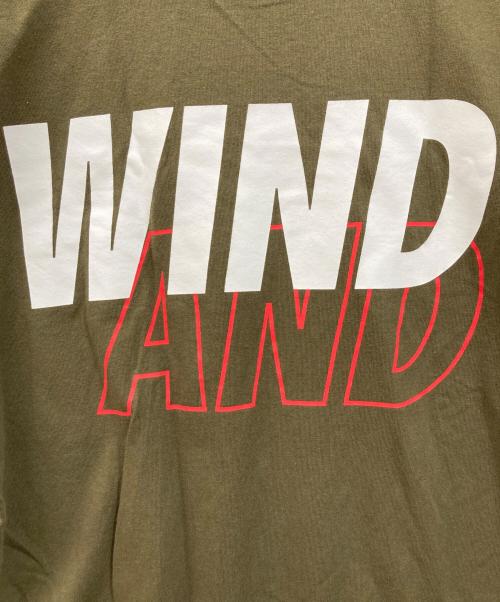Champion（チャンピオン）Champion (チャンピオン) WIND AND SEA (ウィンダンシー) プリントTシャツ グリーン サイズ:Lの古着・服飾アイテム