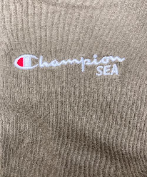 Champion（チャンピオン）Champion (チャンピオン) WIND AND SEA (ウィンダンシー) プリントTシャツ グリーン サイズ:Lの古着・服飾アイテム