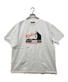 WIND AND SEA×ROKX（ウィンダンシー×ロックス）の古着「別注 コラボ FRONT LOGO TEE」｜ホワイト