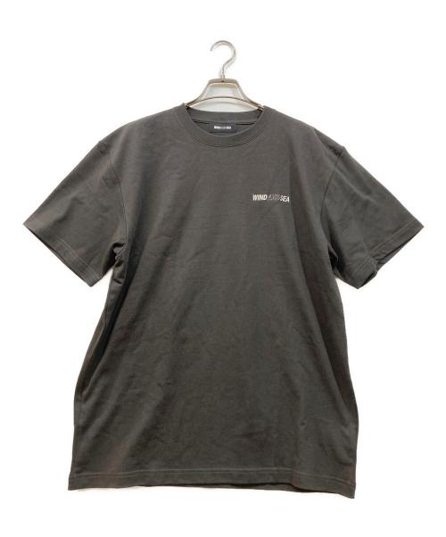 WIND AND SEA（ウィンダンシー）WIND AND SEA (ウィンダンシー) ロゴTシャツ グレー サイズ:Lの古着・服飾アイテム