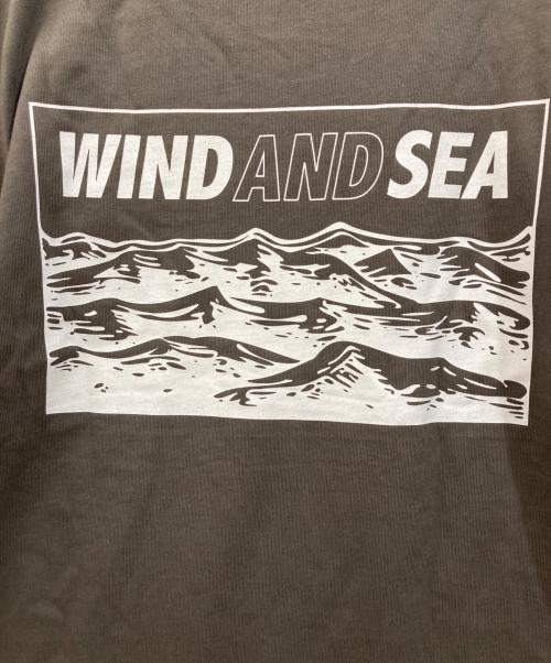 WIND AND SEA（ウィンダンシー）WIND AND SEA (ウィンダンシー) ロゴTシャツ グレー サイズ:Lの古着・服飾アイテム