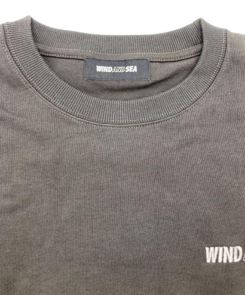 WIND AND SEA（ウィンダンシー）WIND AND SEA (ウィンダンシー) ロゴTシャツ グレー サイズ:Lの古着・服飾アイテム