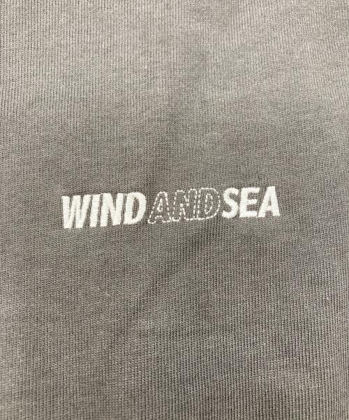 WIND AND SEA（ウィンダンシー）WIND AND SEA (ウィンダンシー) ロゴTシャツ グレー サイズ:Lの古着・服飾アイテム