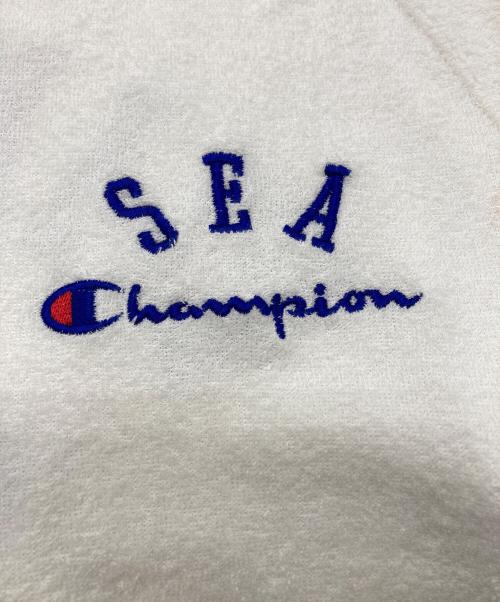 WIND AND SEA（ウィンダンシー）WIND AND SEA (ウィンダンシー) Champion (チャンピオン) Raglan Sleeve T-shirt ホワイト サイズ:Mの古着・服飾アイテム