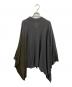 Vivienne Westwood (ヴィヴィアンウエストウッド) バイカラーニットポンチョ ブラック サイズ:SIZE S：12000円