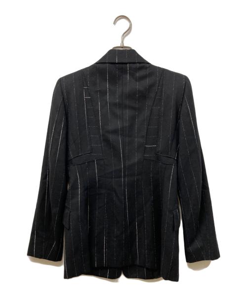 MOSCHINO（モスキーノ）MOSCHINO (モスキーノ) ストライプデザインジャケット ネイビー サイズ:	SIZE 38の古着・服飾アイテム